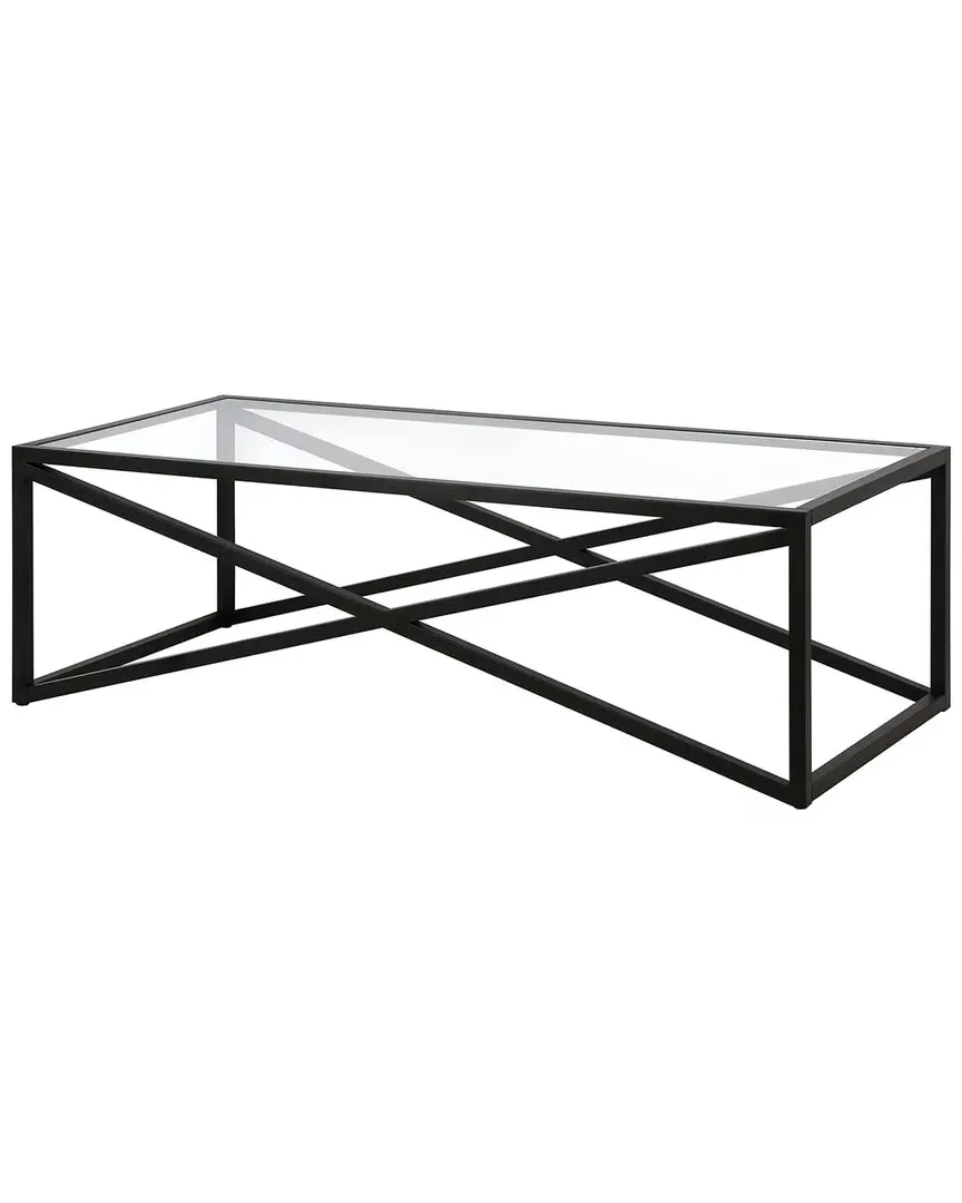Calix 54in Rectangular Coffee Table - Blackened Bronze