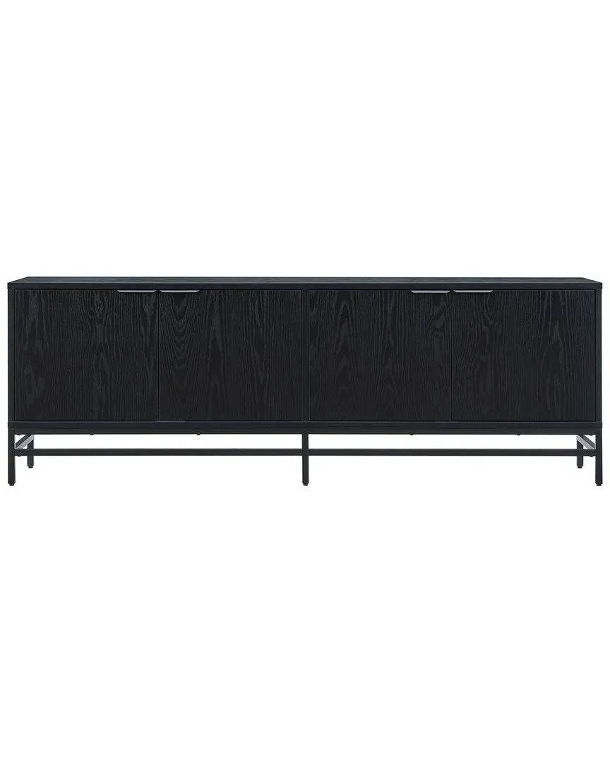 Campello Rectangular TV Stand for TVs up to 78in - Black Grain