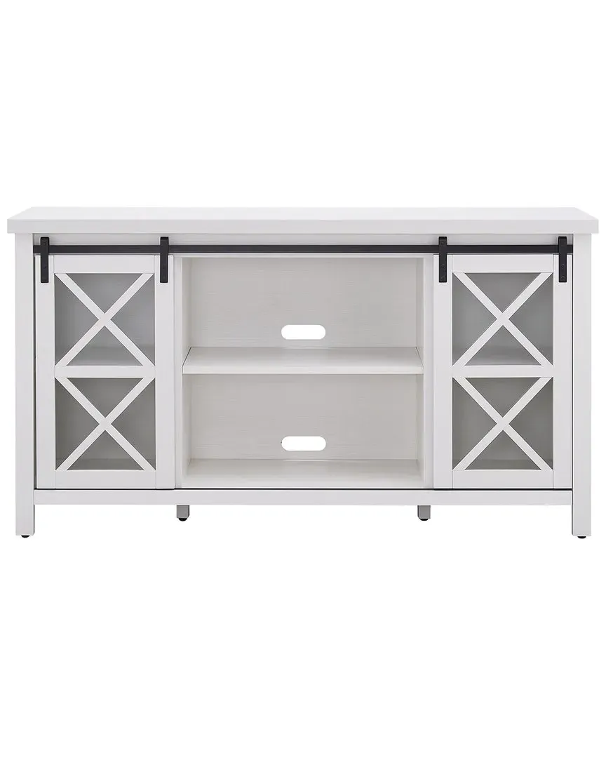 Clementine Rectangular TV Stand for TVs up to 65in - White image