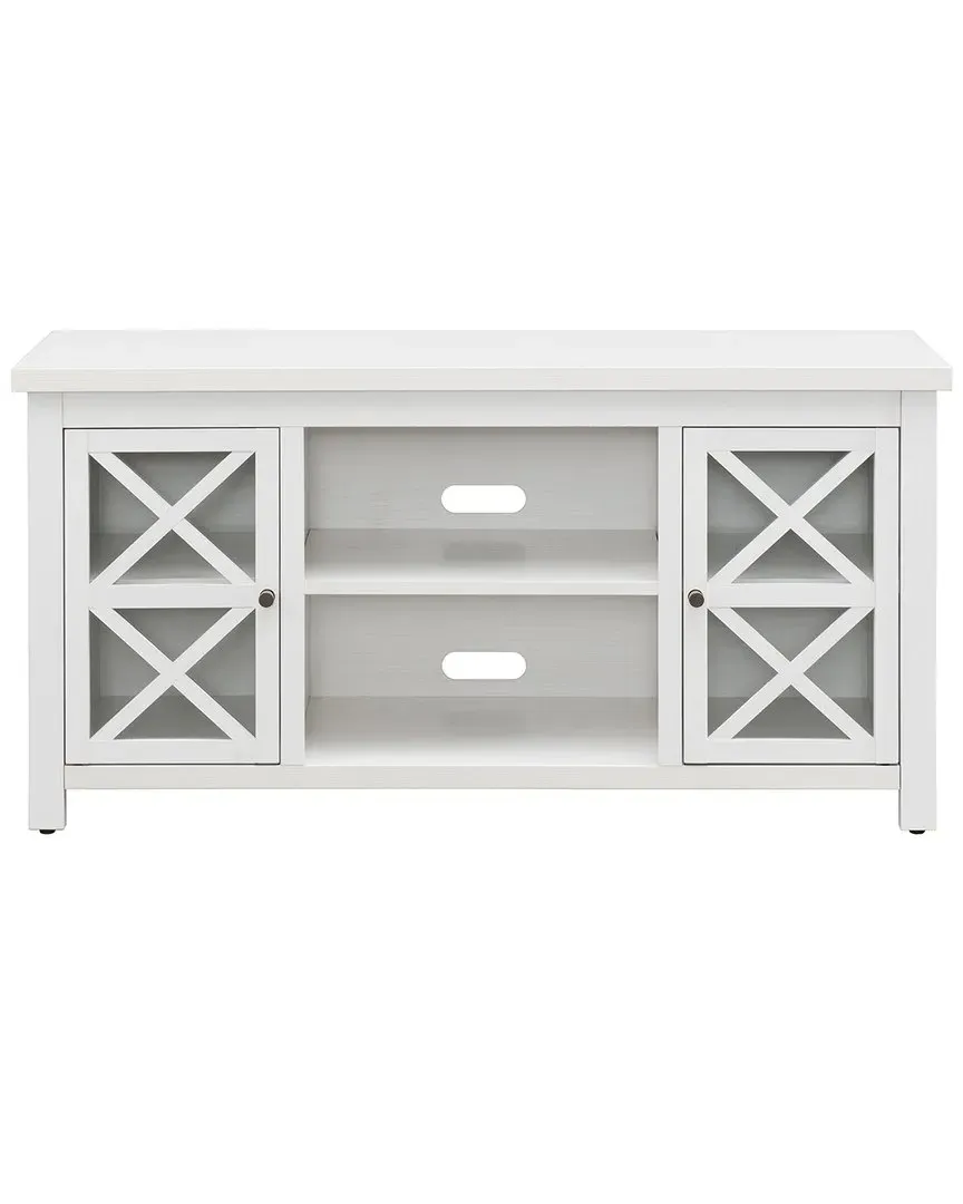 Colton TV Stand with Storage - White