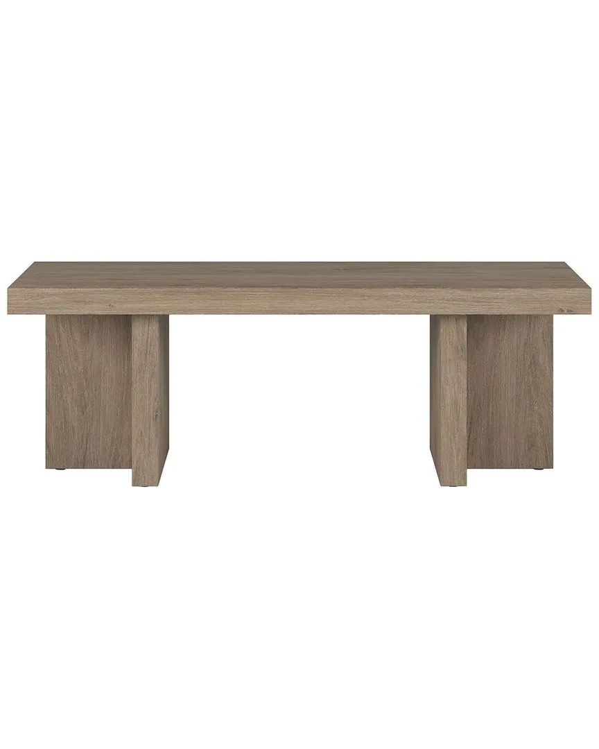 Dimitra Rectangular Coffee Table - Antiqued Gray Oak, MDF image