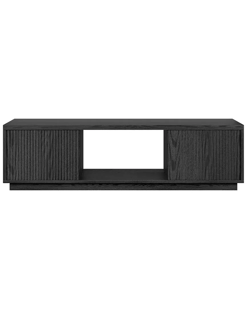 Dorian Rectangular TV Stand for TVs up to 65in - Black Grain image