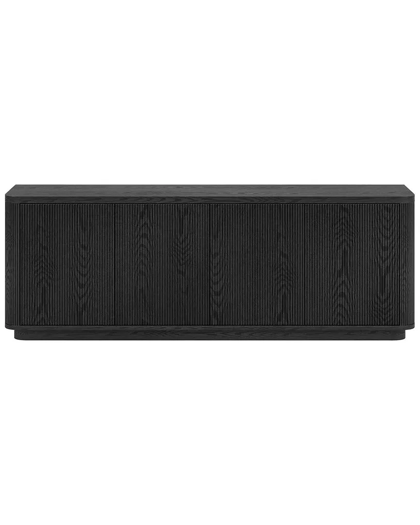 Easton Rectangular TV Stand for TVs up to 75in - Black Grain image
