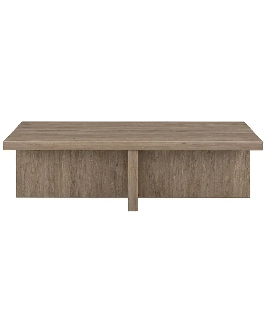 Elna Rectangular Coffee Table - Antiqued Gray Oak image