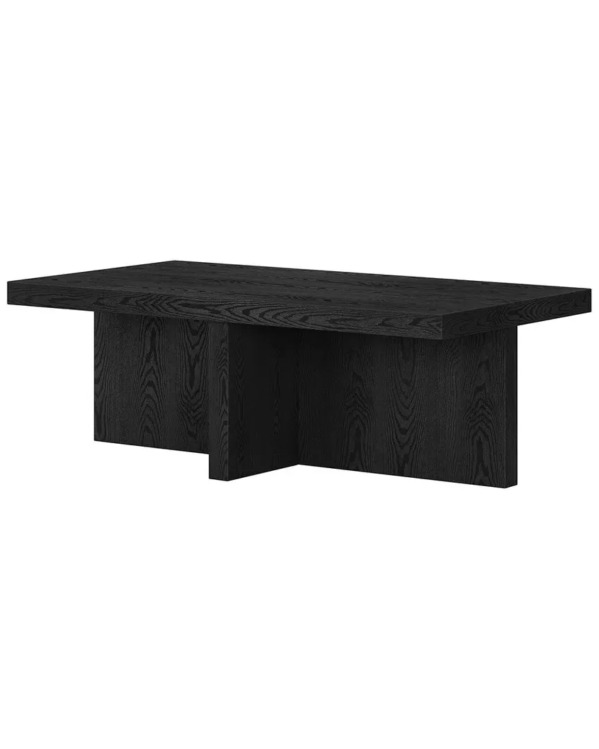 Elna Rectangular Coffee Table - Black, MDF image
