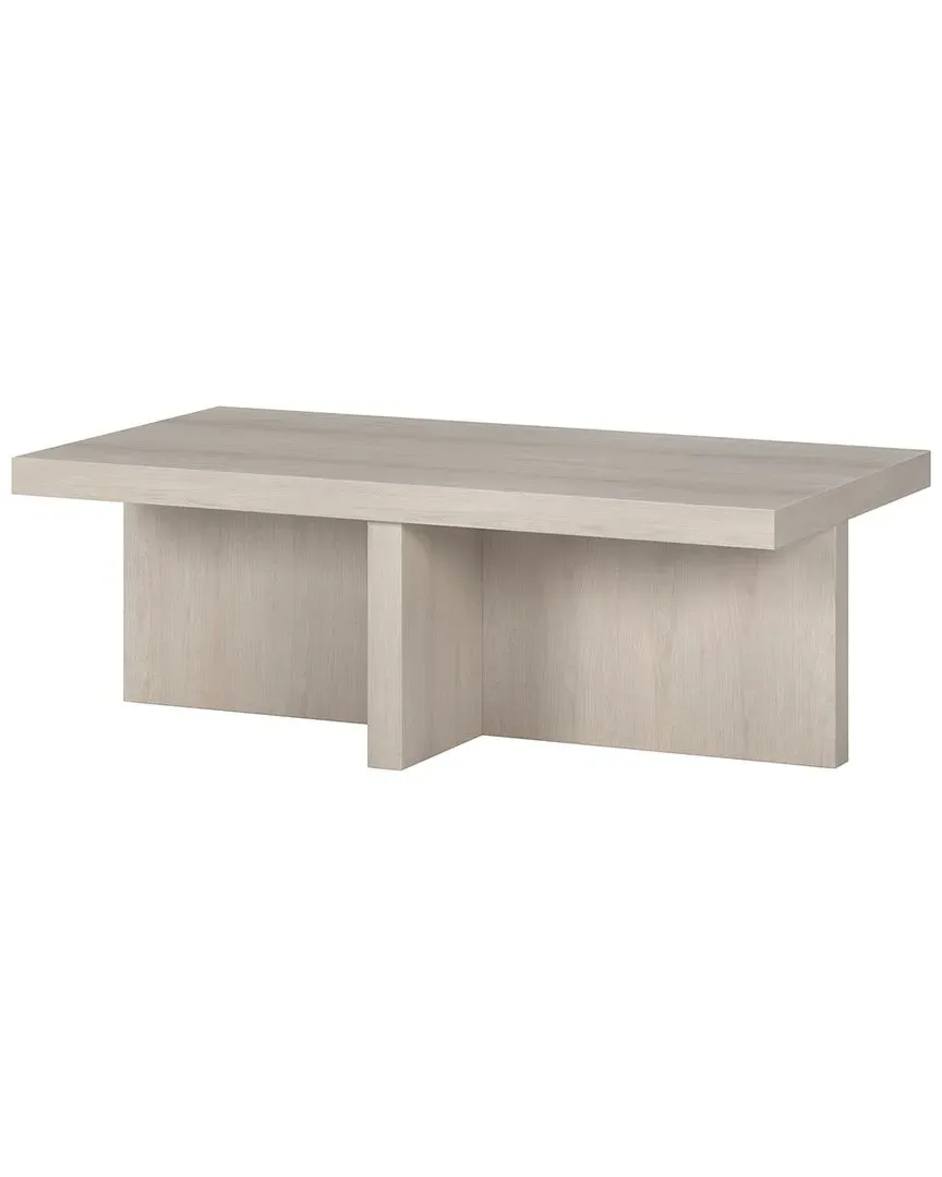 Elna Rectangular Coffee Table - White, MDF