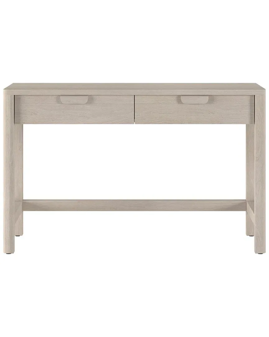 Fern 48in Rectangular Desk with Storage - White, MDF
