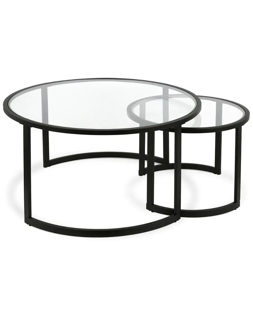 Gabriella Nesting Coffee Table Set - Blackened Bronze image