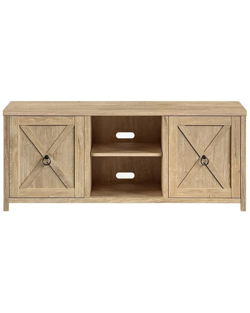 Granger Rectangular TV Stand for TVs up to 65in - Brown White Oak image
