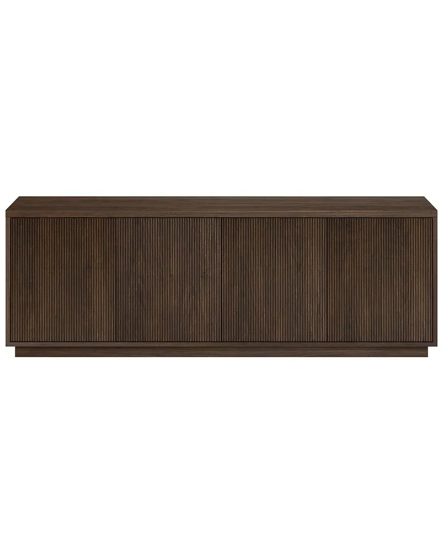 Hanson Rectangular TV Stand for TVs up to 75in - Alder Brown