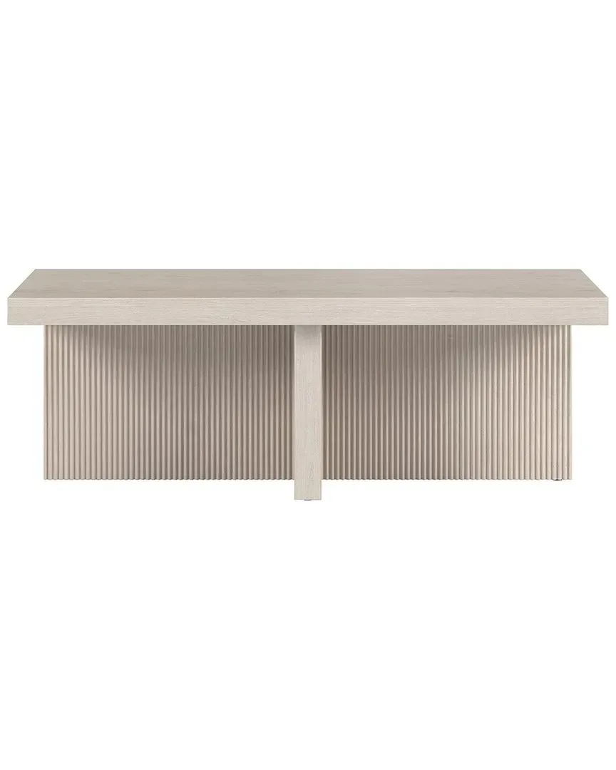Holm Rectangular Coffee Table - Alder White image