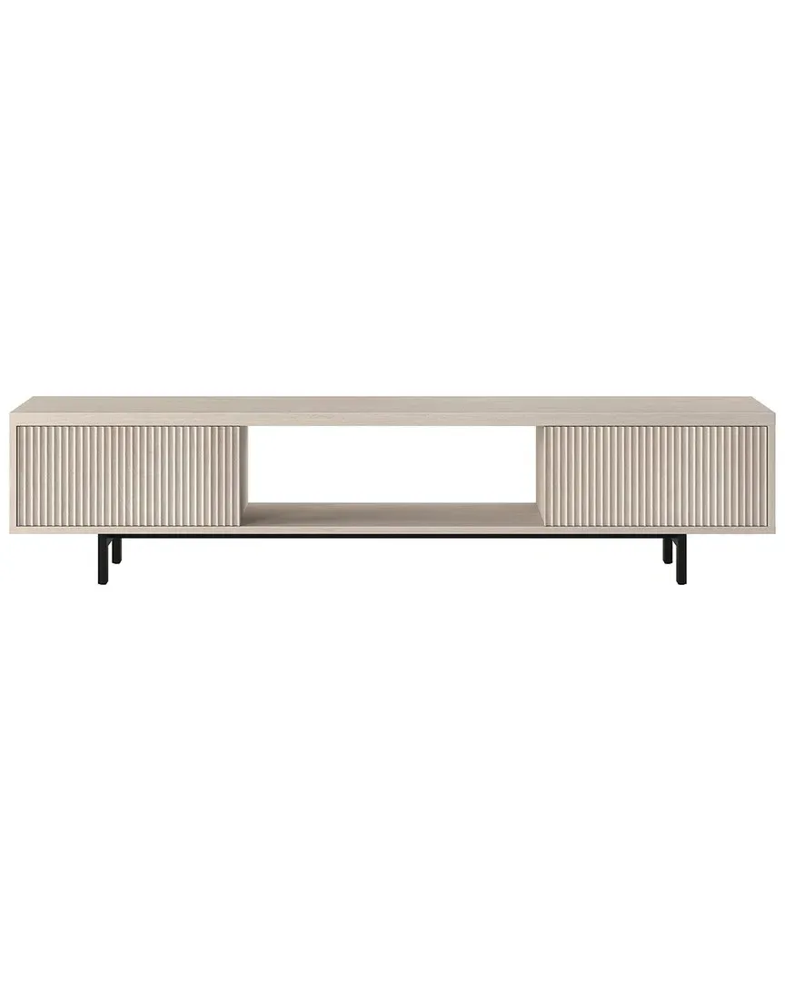 Lucien Rectangular TV Stand for TVs up to 78in - Alder White image
