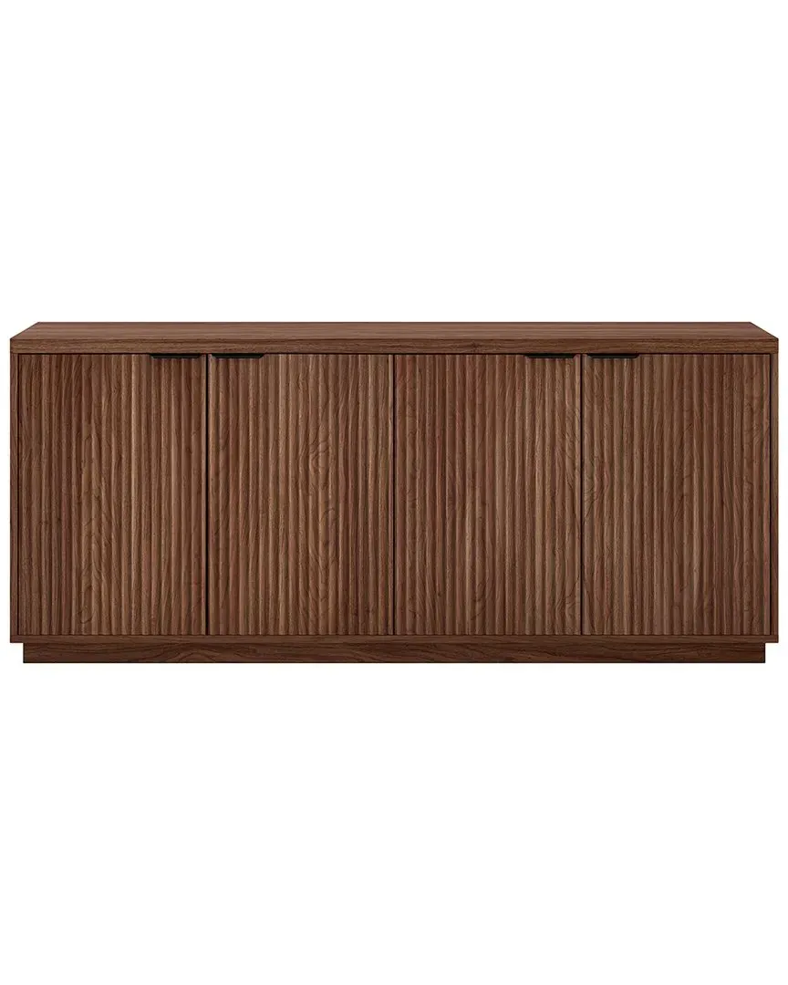 Mansfield 68in Rectangular Buffet Table - Medium Brown, Walnut image