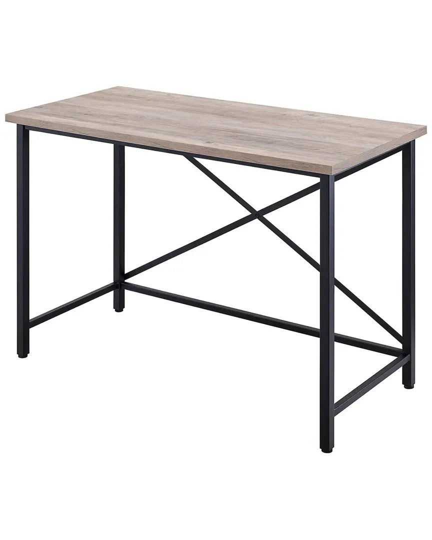 Martina Rectangular Desk - Gray, MDF