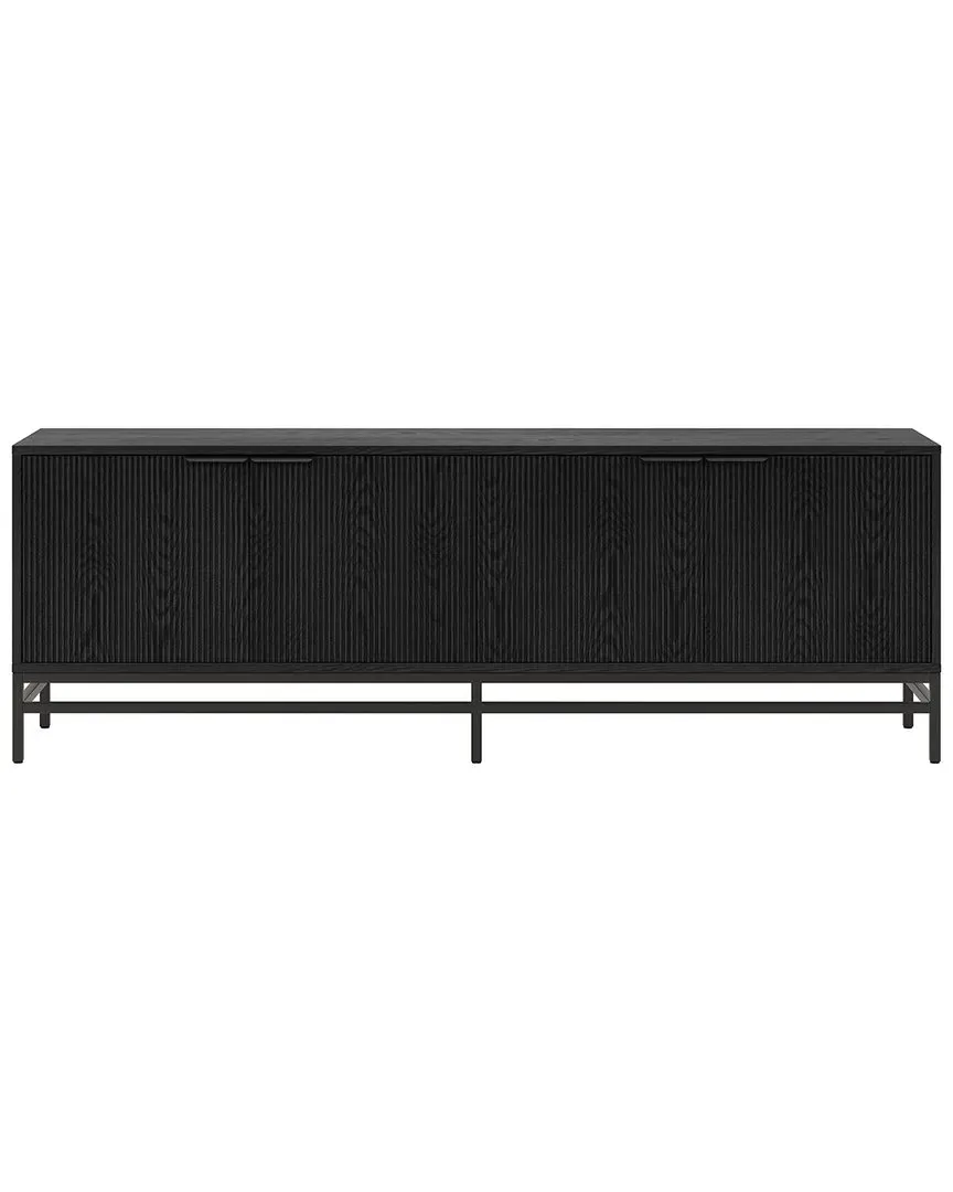 Montello Rectangular TV Stand for TVs up to 78in - Black Grain