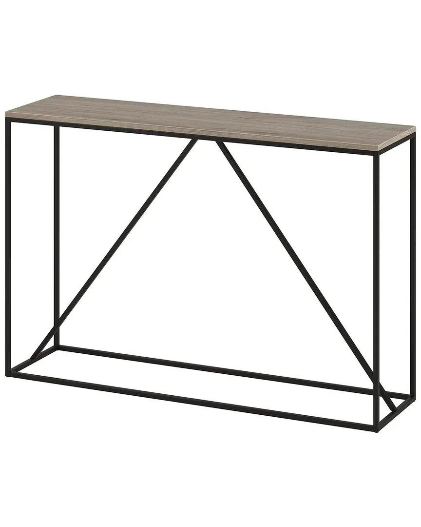 Nia 45" Rectangular Console Table - Blackened Bronze image