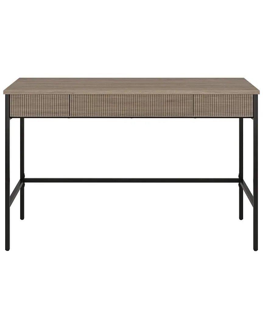Nolan 48in Rectangular Writing Desk - Gray Oak, MDF
