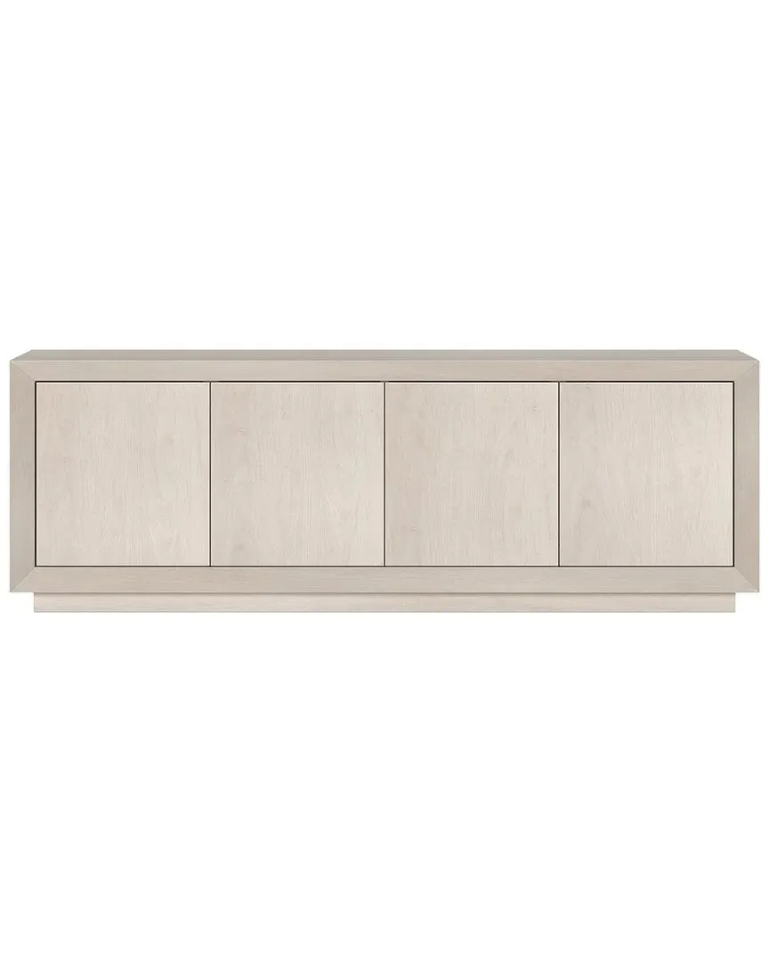 Oswald Rectangular TV Stand for 75in - Alder White, MDF