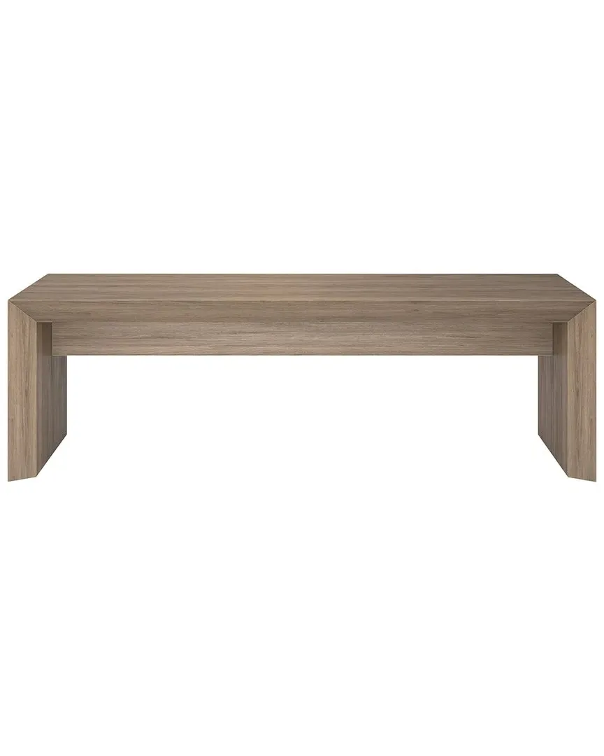 Oswin 48in Rectangular Coffee Table - Antiqued Gray Oak, MDF