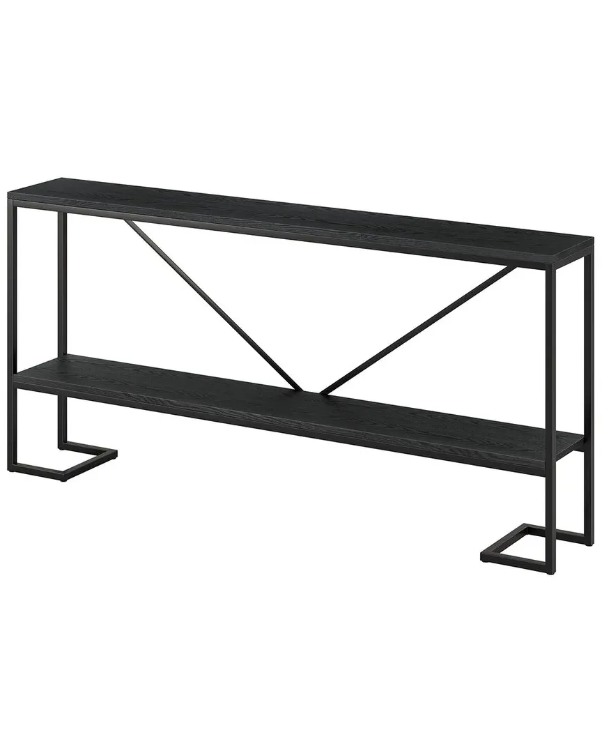 Phoebe 64in Rectangular Console Table - Black image
