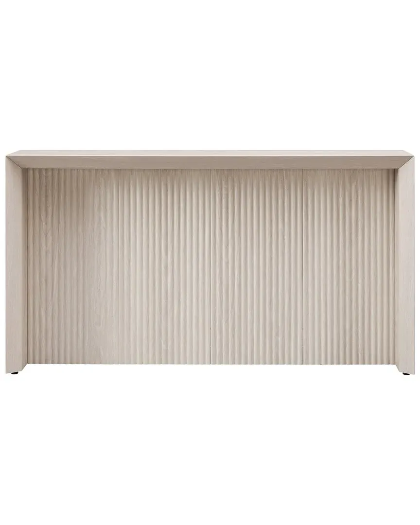 Piedmont Rectangular Console Table - Alder White