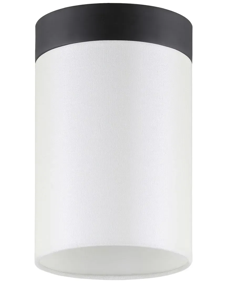 Piper Flush Mount Lamp - Black, Metal image