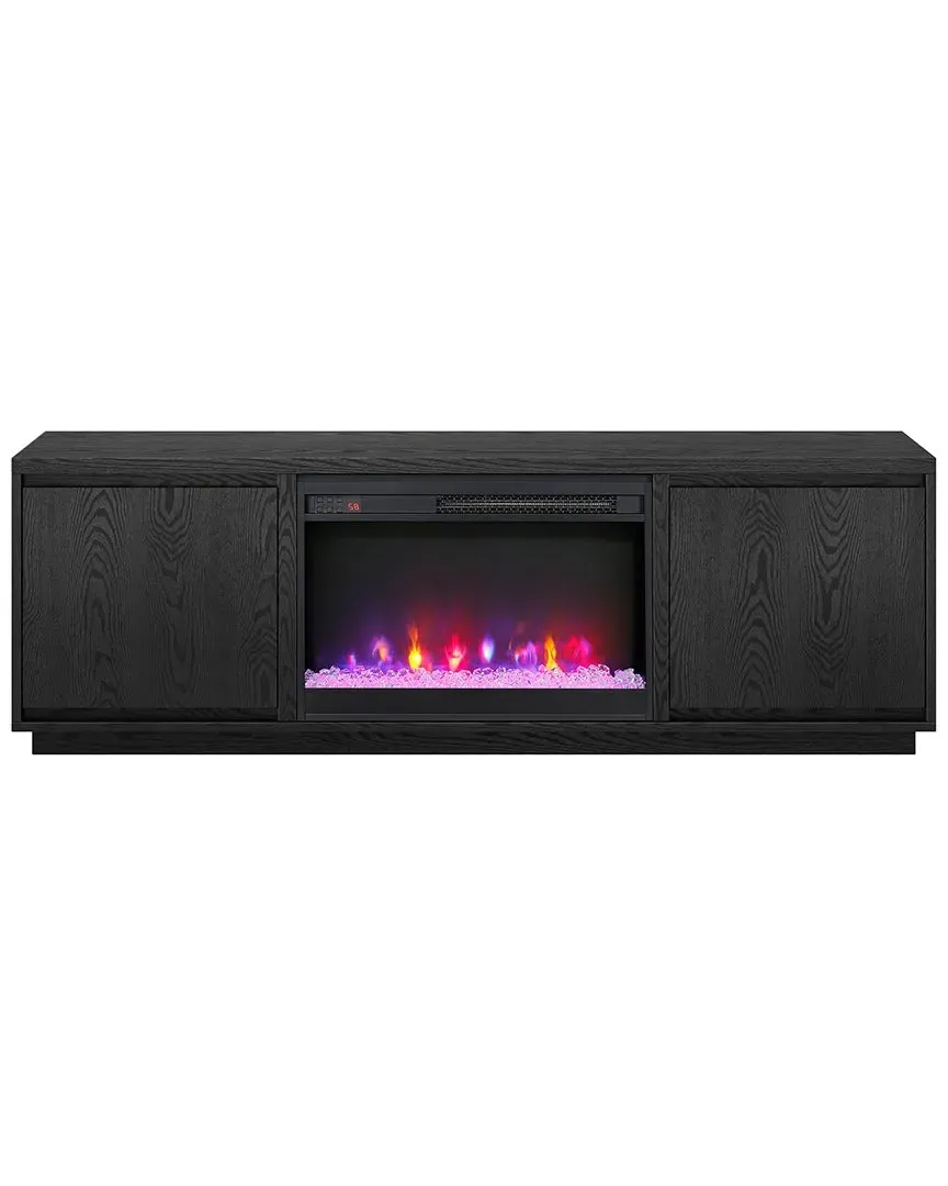 Presque TV Stand with 26in Crystal Fireplace for 75in TVs - MDF