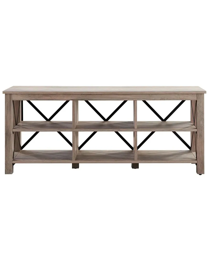 Sawyer Rectangular TV Stand for TVs up to 65in - Gray Oak