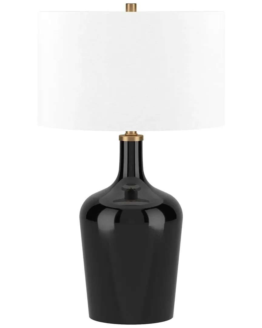 Sebago Table Lamp with Fabric Shade - Black image