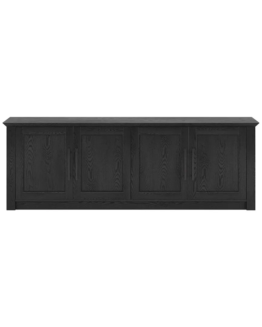Thornwell Rectangular TV Stand for TVs up to 78in - Black Grain