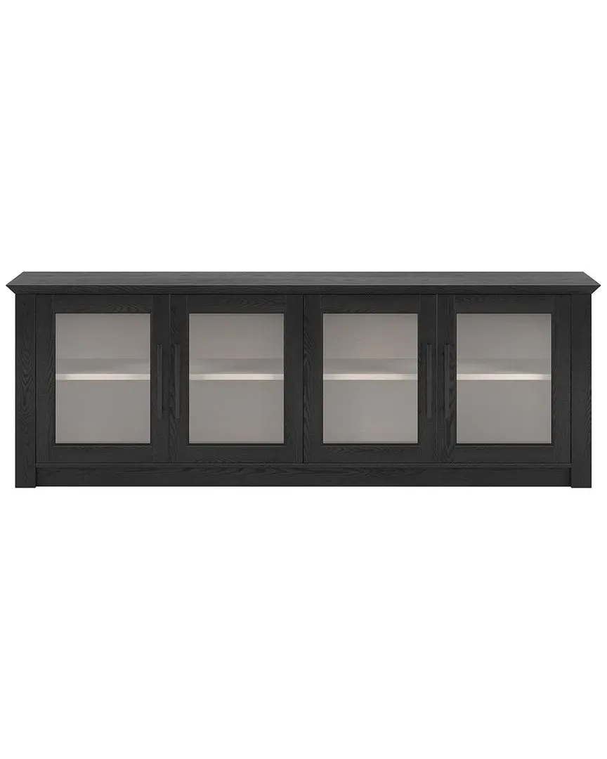 Thornwell Rectangular TV Stand with Glass Doors for TVs up to 78in