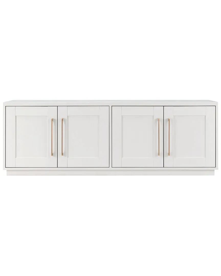 Tillman Rectangular TV Stand - White, MDF