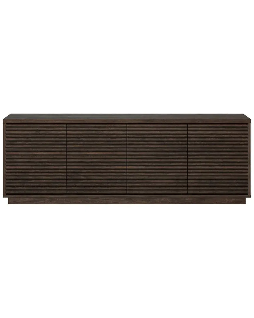 Tullis Rectangular TV Stand for TVs up to 78in - Alder Brown image