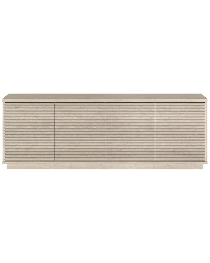 Tullis Rectangular TV Stand for TVs up to 78in - Alder White