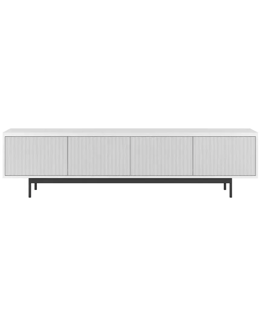 Whitman Rectangular TV Stand for TVs up to 85in - White