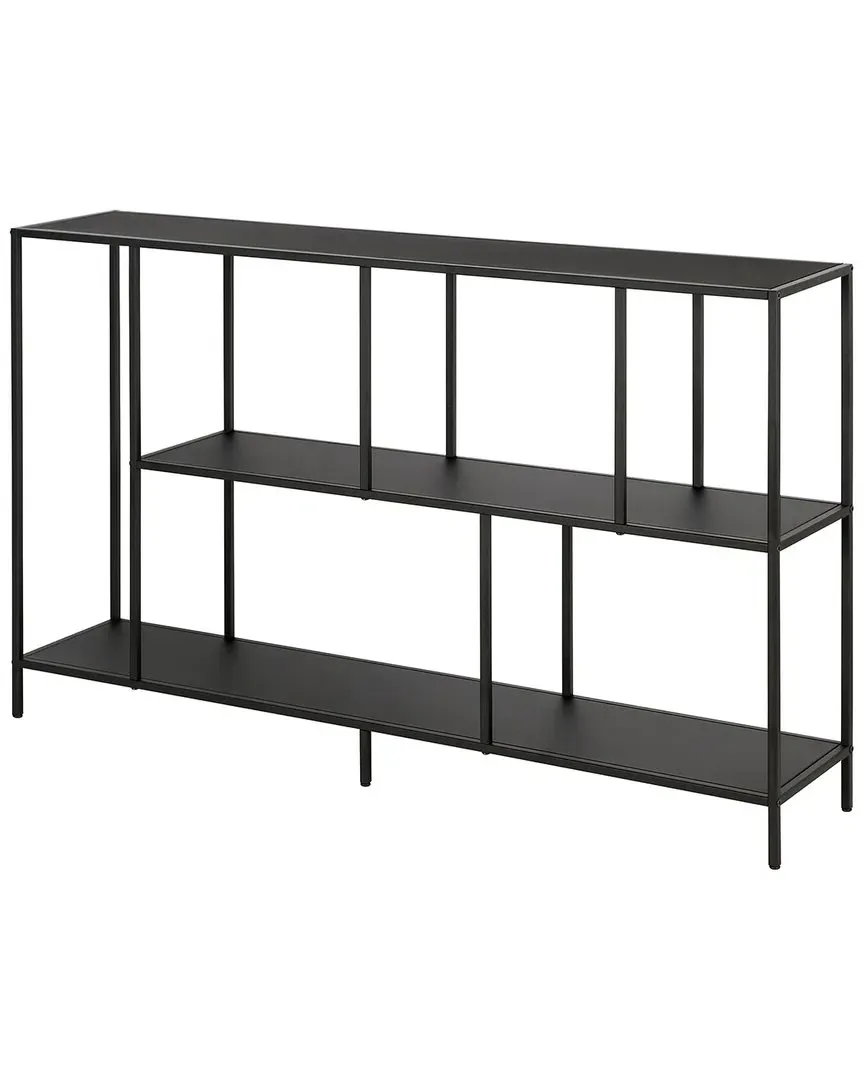 Winthrop 52In Console Table - Black, Steel