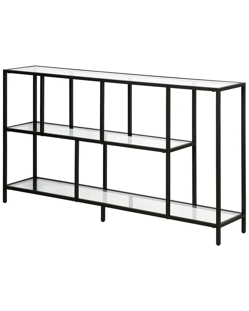 Winthrop 52In Rectangular Console Table - Black, Glass image