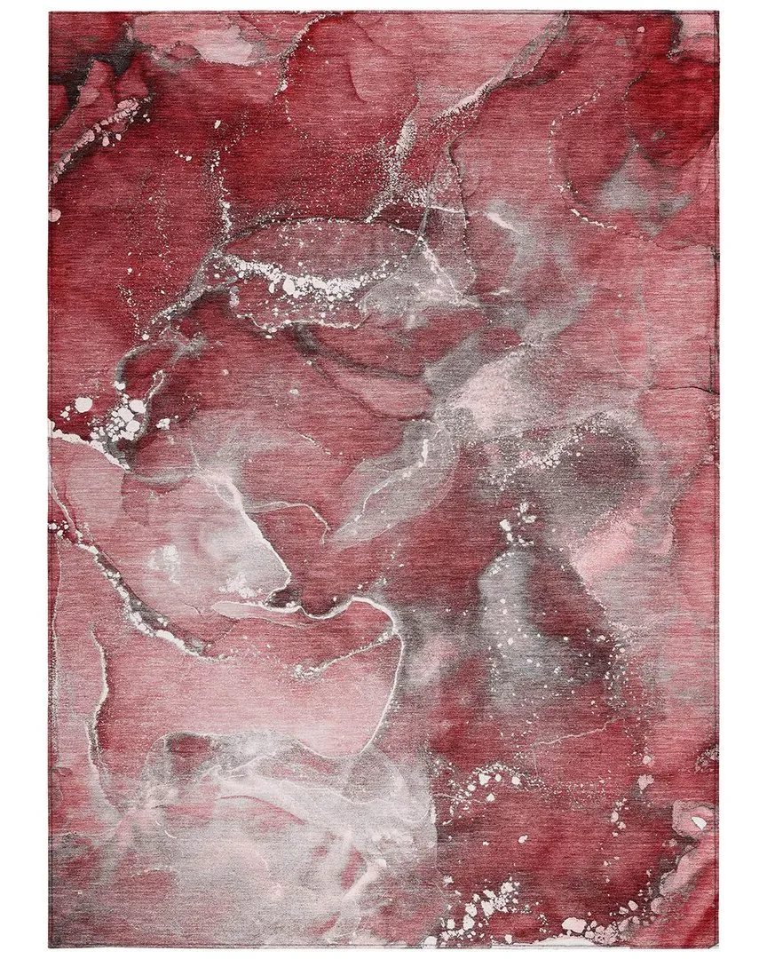 Chantille Indoor/Outdoor Washable Rug - Red, Polyester