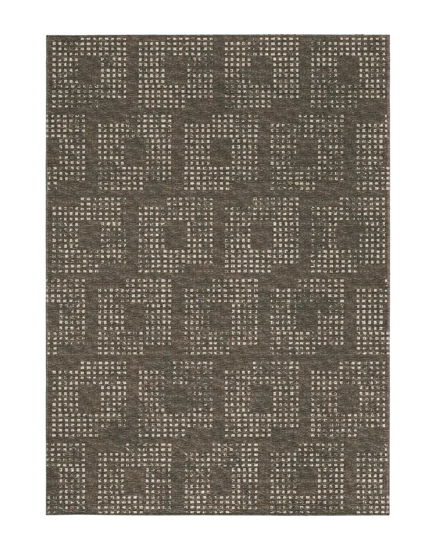 Eleanor Indoor/Outdoor Washable Rug - Brown, Polyester
