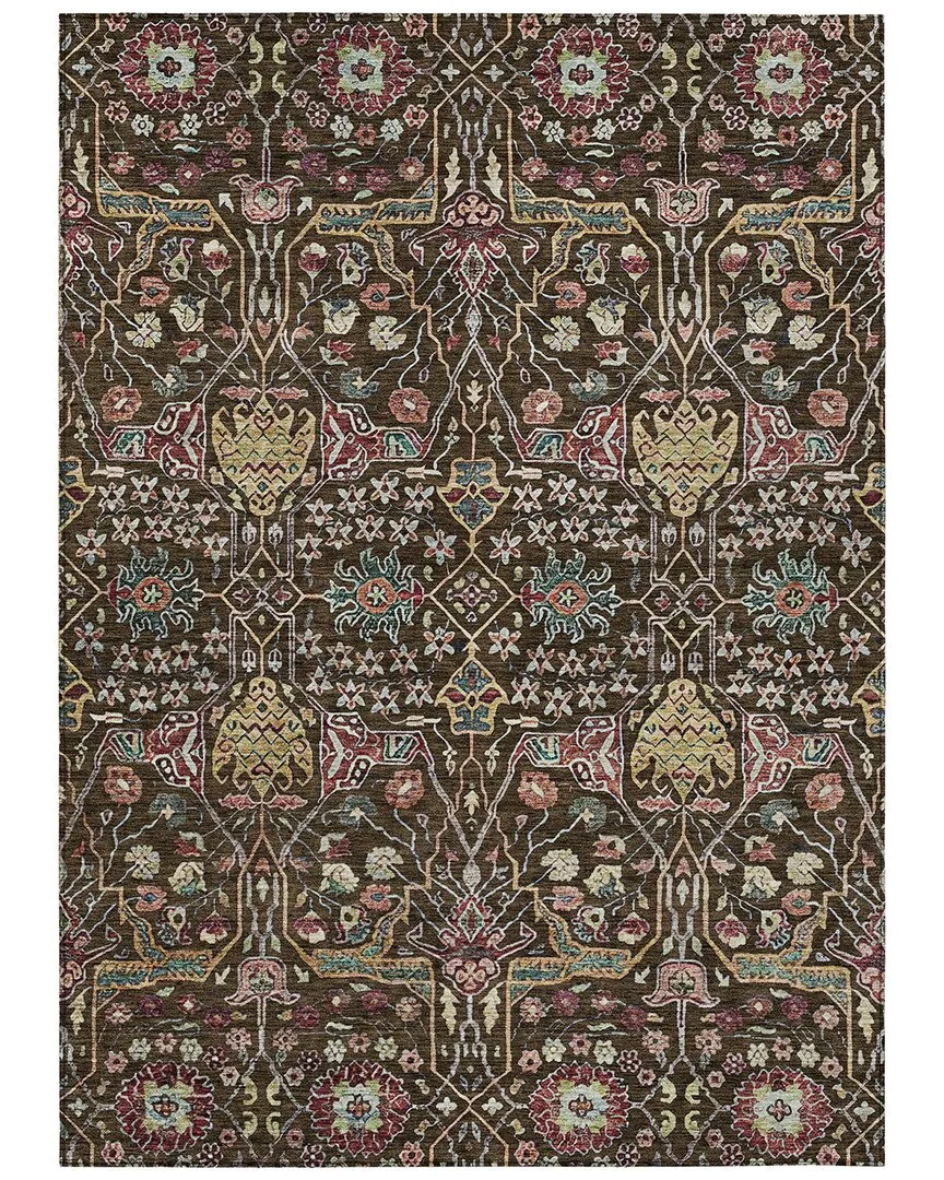 Indoor/Outdoor Rug - Brown, Polyester