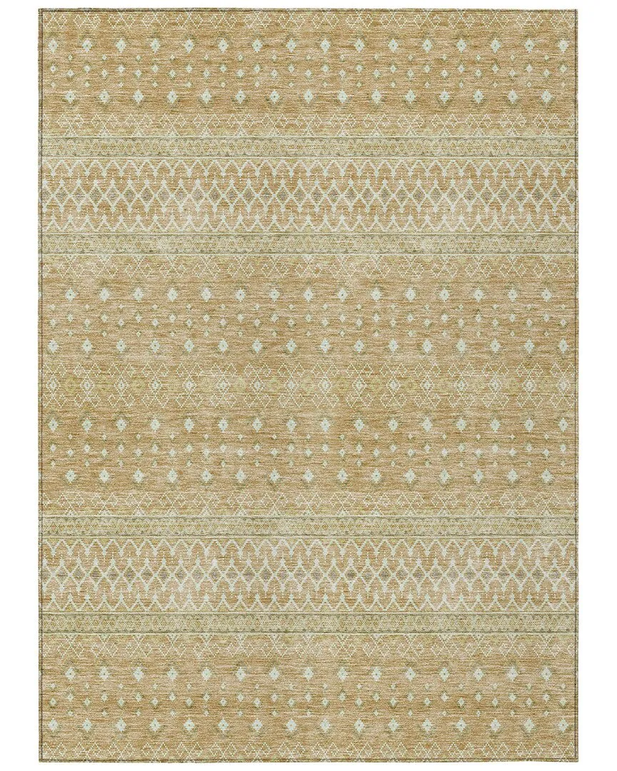 Indoor/Outdoor Rug - Orange, Polyester