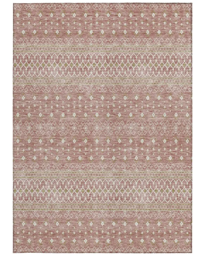 Indoor/Outdoor Rug - Pink, Polyester