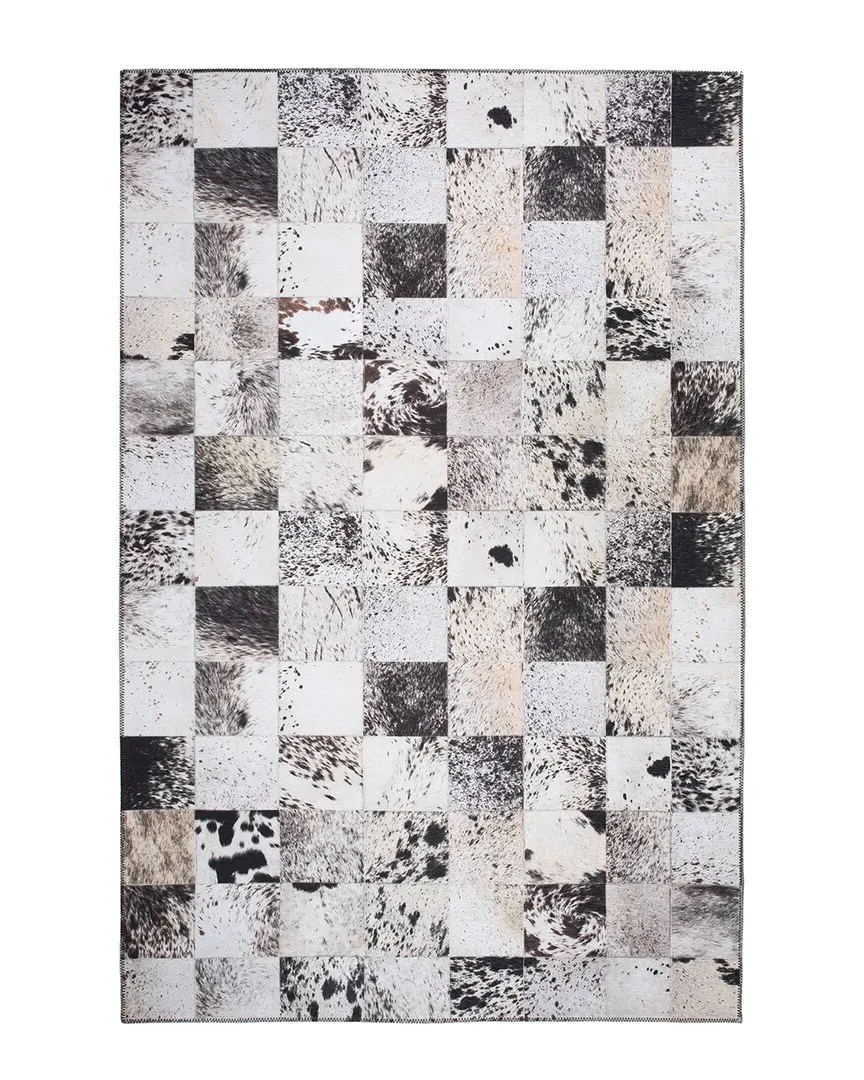 Laredo Indoor/Outdoor Washable Rug - Grey, Polyester