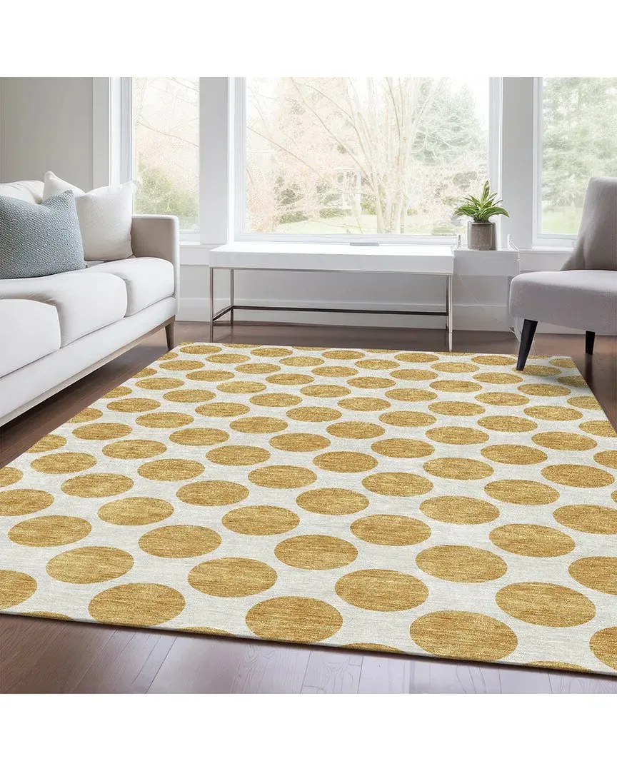 Washable Area Rug - Gray, Polyester