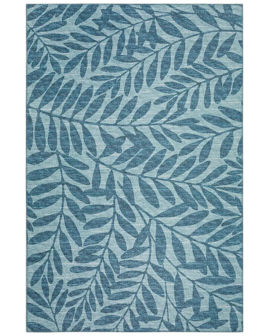 Yuma Indoor/Outdoor Washable Rug - Blue, Polyester image