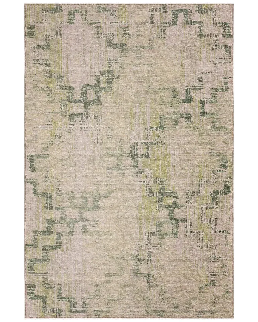 Yuma Indoor/Outdoor Washable Rug - Green, Polyester