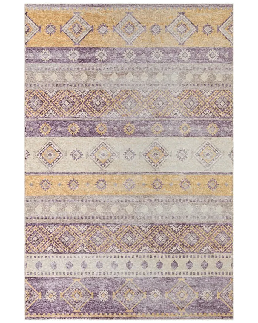 Yuma Indoor/Outdoor Washable Rug - Purple, Polyester