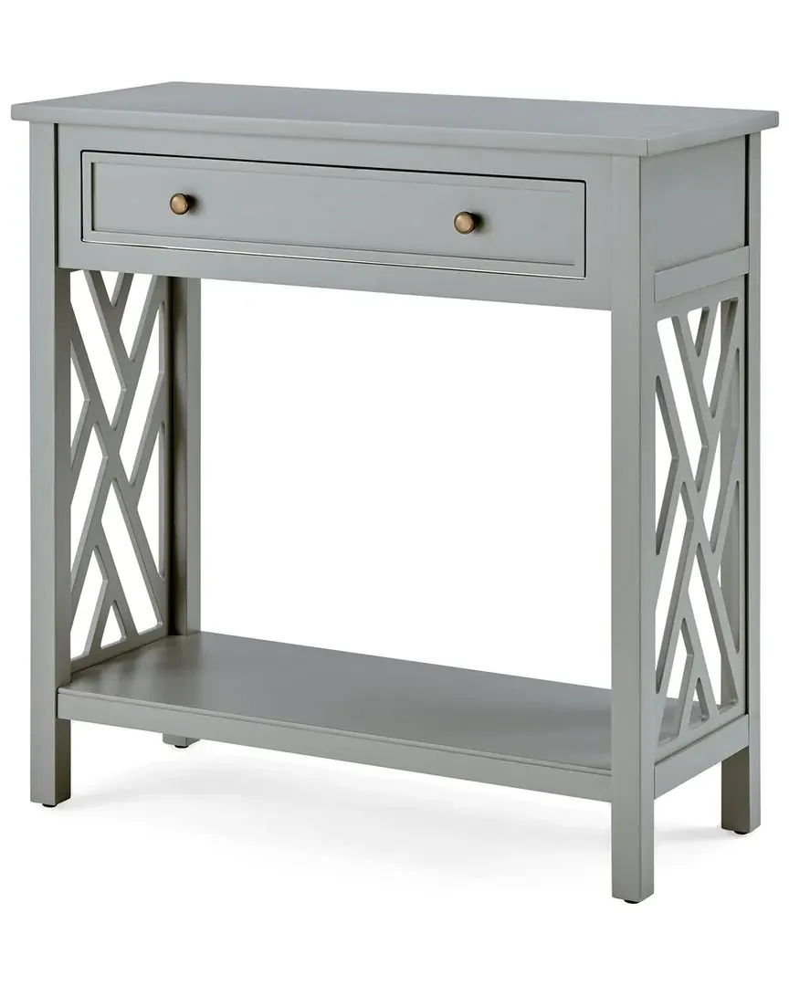 Coventry Console Table with Drawer - Grey, Wood image