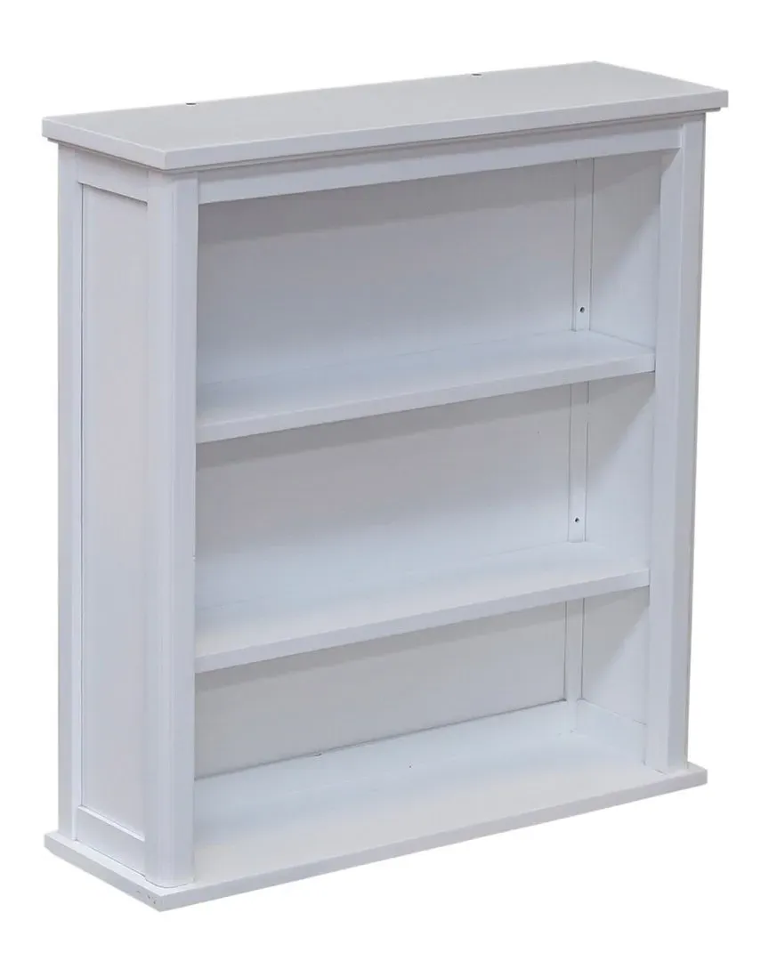 Dorset Wall Mounted Bath Storage Cabinet - White image