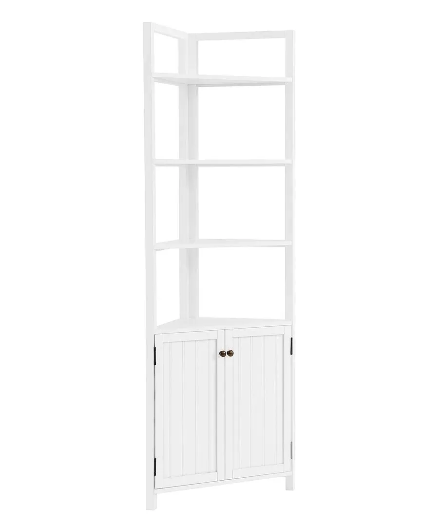 Dover Corner Storage Cabinet - White image